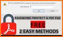 Password protect a PDF related image