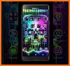 Neon Tech Skull Theme related image