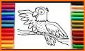 Bird Coloring Pages - Colorful Birds related image