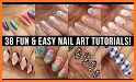 Nail polish patterns for girls (step by step) related image