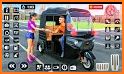 Modern Tuk Tuk Auto Rickshaw: City Driving related image