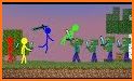 stickman vs zombies related image