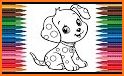 Puppy Coloring Pages related image